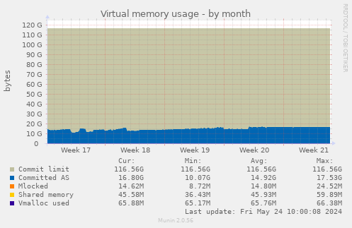 Virtual memory usage